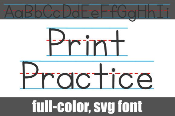 Print Practice Font Fonts Free Downloads
