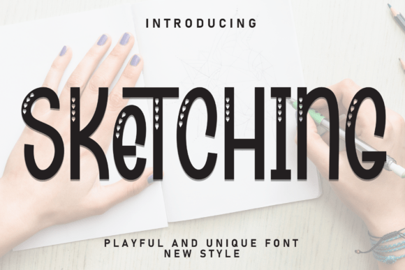 Sketching Font Fonts Free Downloads
