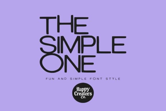 The Simple One Font Fonts Free Downloads